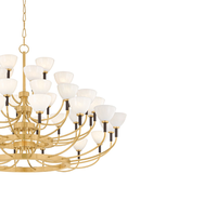 Lustre en verre moderne de luxe, luminaire suspendu au design tendance, lampe de plafond en métal, éclairage suspendu, décoration intérieure