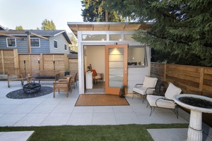 Prefabricated Portable Modular Modern Office Cottage House Garen Studio Shet in the Courtyard - Product Image 4