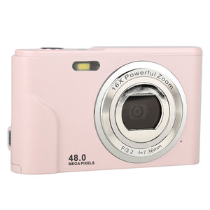 กล้องดิจิตอลสำหรับเด็กวัยรุ่น สีเงิน 48MP 1080P FHD หน้าจอ 2.4 นิ้ว ซูมออปติคอล 7.1x-16x รองรับหน่วยความจำสูงสุด 128GB กล้องดิจิตอลพกพา - Product Image 2