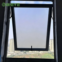 Ventana de Aluminio de Apertura Exterior con Rotura de Puente Térmico de Grado Villa de Lujo, Vidrio de Alto Rendimiento para Diseño de Paredes Exteriores
