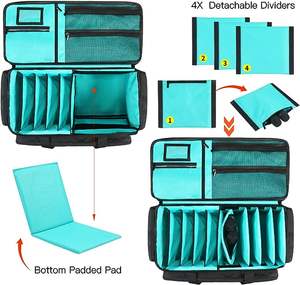 Échantillon gratuit Sac électronique Sac d'accessoires pour câbles de voyage Étanche Double couche Organisateur d'électronique portable Étui de rangement - Product Image 6