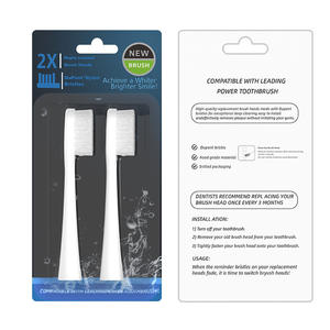 Têtes de brosse à dents électriques compatibles Usmile, paquet de 2, poils souples en nylon, remplacement pour adultes - Product Image 4