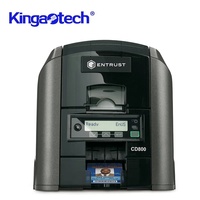 Retransfert thermique de bonne qualité CD800 imprimante de cartes PVC à jet d'encre double face machine d'impression de cartes d'identité