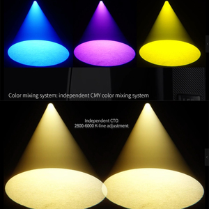 Paquete de 2 Luces Móviles Sharpy LED 3 en 1 de 600w con Efecto Beam, Spot, Wash, CTO, CMY, <span class=keywords><strong>Zoom</strong></span> y Estuche de Transporte - Product Image 3
