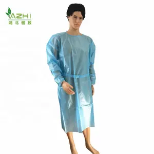 Chine fournisseur élimination bleu non stérilisation robe non tissé PPPE combinaison étanche pour salle d'opération chauffage étanchéité vêtements