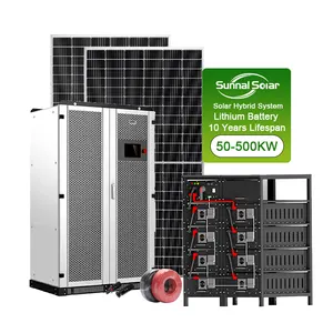 Best 3.5Kw 5Kw 10Kva 20 Kva 40Kw 50Kva 100Kw Off Grid Stand Alone Solar Power Panel Plant Battery System For RV