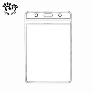 Lanière étanche personnalisée porte-cartes en plastique <span class=keywords><strong>souple</strong></span> badge nominatif <span class=keywords><strong>pvc</strong></span> porte-cartes pour lanière de cou en polyester - Product Image 2