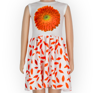 Robe d'été sans manches pour bébé fille, personnalisable avec impression numérique, idéale pour les fêtes et anniversaires - Product Image 4