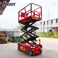 Plateforme élévatrice mobile hydraulique à ciseaux électriques autopropulsée