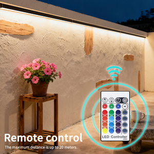 RGBW เปลี่ยนสีภูมิทัศน์ผนังเครื่องซักผ้าไฟด้วยรีโมท RF IP65กันน้ำ108W หรี่แสงเชิงเส้น RGB น้ำท่วม - Product Image 3