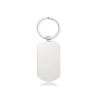 Porte-clés personnalisés gravés au laser, pendentif en métal pour chien, bijoux, étiquette pour animal de compagnie en acier inoxydable