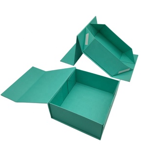 Folding Foldable Collapsible Magnetic Rigid Art <b>Paper</b> Mailer Gift Box Flat <b>Pack</b> Recyclable Feed Packaging Custom Logo - Product Image 1