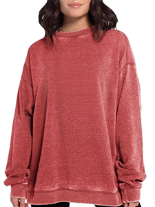 Sudadera Larga de Felpa para Mujer, Estilo Informal, Cómoda, con Capucha, para Invierno - Product Image 1