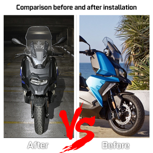 Parabrisas para Motocicleta XXUN, Deflector de Viento para <span class=keywords><strong>BMW</strong></span> C400X <span class=keywords><strong>C</strong></span> <span class=keywords><strong>400</strong></span> X 2018 2019 2020 2021 <span class=keywords><strong>2022</strong></span> 2023 2024 - Product Image 5