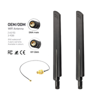 Antenne Wi-Fi sans fil de communication externe en caoutchouc 2,4 G/5,8 GHz/5G à gain élevé 2G 3G 4G 5G 5,8G LTE