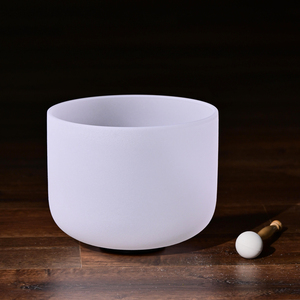 Tigelas de Cristal de Quartzo Branco Leitoso Jinfang 432hz para Instrumento de Banho Sonoro - Product Image 4