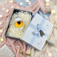 Coffret Cadeau de Parfum Rose avec Logo Personnalisé en PVC, Emballage de Coffret de Mini Bouteilles de Parfum avec Boîte en Papier Personnalisable
