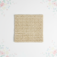 Prix d'usine bon marché Fabriqué à la machine moderne, support en latex de n'importe quelle taille, tapis en sisal pour l'extérieur adapté aux animaux domestiques.