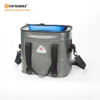 Glacière souple et étanche personnalisée sans fermeture éclair 24 canettes glacière 840D TPU glacière souple pour la pêche Camping pique-nique