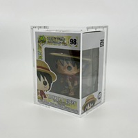Boîte de protection Funko Pop en acrylique, vitrine avec couvercle magnétique résistant aux UV, transparente comme du cristal, pour le rangement