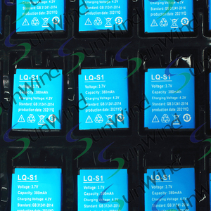 แบตเตอรี่สำรองสำหรับนาฬิกาอัจฉริยะ 380mAh 3.7V รุ่น LQ-S1 แบตเตอรี่ลิเธียมไอออนแบบชาร์จได้สำหรับนาฬิกา DZ09 - Product Image 4