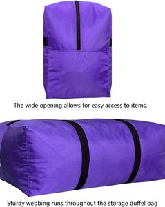 Échantillon Gratuit - Sac de Rangement Robuste en Polyester 1200D pour Balles de Foin - Très Grand Format 50x20x40cm - Sacs de Transport pour Foin de Cheval - Product Image 4