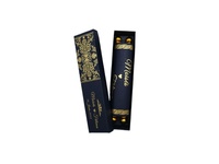 Artisanat en papier estampage défilement de fiançailles d'affaires haut de gamme avec des conceptions de boîte-cadeau carte d'invitation de mariage musulman de luxe en feuille d'or