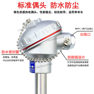 WZP-330/WRN-330/เทอร์โมคัปเปิลแบบแปลงรูปได้/เทอร์โมมิเตอร์วัดความต้านทานแพลตตินั่ม PT100/เซ็นเซอร์วัดอุณหภูมิ PT100 - Product Image 5