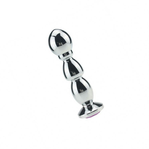 Gratis Custom Box-Mannen Homo Vrouwen Volwassen Games Roestvrij Staal Anale Haak Metalen Butt Sex Plug - Product Image 3