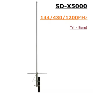 เสาอากาศสถานีฐาน VHF/UHF 144/430/1200MHz แบบ Omni สำหรับภายนอกอาคาร ทำจากไฟเบอร์กลาส - Product Image 2