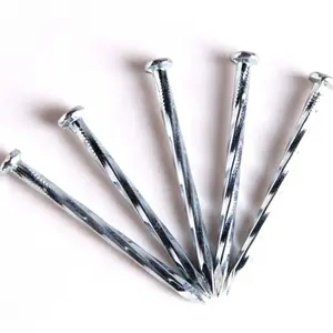 Spiral Angular Shank Galvanized Concrete Nails