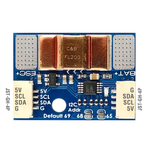 Monitor de Energía I2C ULTRA-PRECISO MATEK Mateksys I2C-INA-BM 0~85V 204.8A para Piezas de Drones DIY al por Mayor - Product Image 5