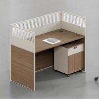 Station de travail de bureau E1 MFC Ensemble de bureau et de chaise efficace Écran d'insonorisation extensible