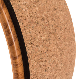 Nouvelle roue de yoga en liège écologique extra forte, rembourrée, roue d'exercice du <span class=keywords><strong>dharma</strong></span> - Product Image 6