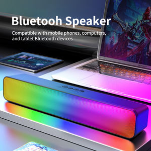Barra de sonido de iluminación RGB múltiple de escritorio de <span class=keywords><strong>precio</strong></span> bajo de alta <span class=keywords><strong>calidad</strong></span> Bluetooth inalámbrico sistema de altavoces dobles de 40mm - Product Image 6