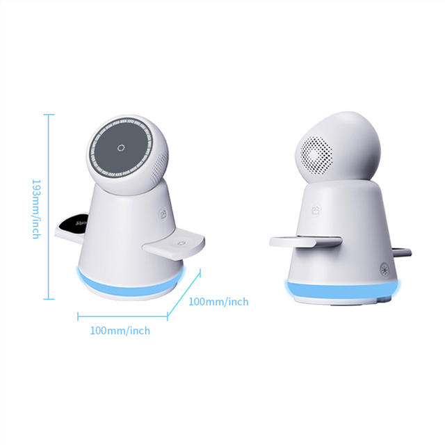 5 in 1 Multi-Function Charging Station Magnetic Wireless Charger with Rotation Speaker for Phone