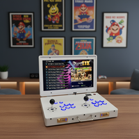 Nouvelle console de jeu portable pliable Pandora 2026 pour 2 joueurs avec joystick, écran 21 pouces, machine d'arcade tout-en-un à écran rabattable pour bureau
