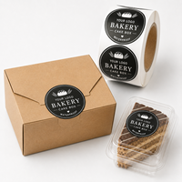 Autocollants adhésifs en PVC durables, écologiques et imperméables avec finition brillante pour étiquettes de gâteaux et impression de logos