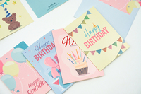 Ensemble de cartes d'invitation personnalisée pour anniversaire, emballage enveloppe avec impression personnalisée