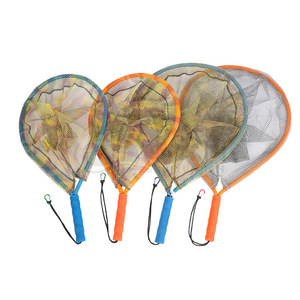 Épuisette de pêche à main flottante intégrale avec poignée en aluminium, haute flottabilité, robuste et durable - Product Image 1