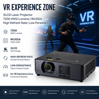 Zona de Experiencia VR, Proyector Láser 3LCD, 7200 Lúmenes ANSI, WUXGA, Alta Frecuencia de Actualización, Baja Persistencia