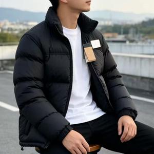 Veste d'hiver courte matelassée décontractée pour femme <span class=keywords><strong>North</strong></span> City, coupe ample, avec manches longues, fermeture éclair intégrale, <span class=keywords><strong>face</strong></span> lisse - Product Image 3