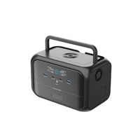 Chargeur solaire AC PWM pour voiture 288Wh 300W, station portable, onduleur à onde sinusoïdale pure, batterie LiFePO4, alimentation de secours pour camping, camping-car, éclairage LED