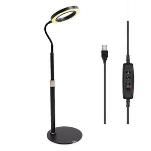 LED Grow Light Plant Glow Lights Dimmable Timer Grow Lights Indoor Plant 8W <b>Small</b> Plant <b>Table</b> Light for Succulents Green Plants - Product Image 5