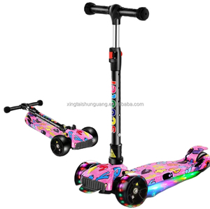 Nouveau <span class=keywords><strong>Mini</strong></span> <span class=keywords><strong>Trottinette</strong></span> pour Enfants avec Roues PU LED, Tricycle <span class=keywords><strong>Jouet</strong></span> Sûr pour Bébé - Product Image 3