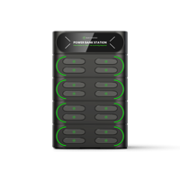 Stations de recharge portables intelligentes pour l'extérieur Batterie empilable 6000 à partage automatique Distributeur automatique de batteries avec bouton pour les entreprises