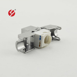 RJ45 cat8 toolless Kẽm hợp kim Keystone Jack cat8 Ethernet Cáp kết nối RJ45 kim loại công cụ miễn phí dễ dàng chấm dứt Keystone jack - Product Image 3