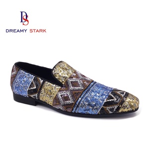 Chaussures habillées et Richelieu pour hommes en cuir véritable, faites main, de haute qualité, avec motif diamant DIY, logo personnalisé, marque originale, style Bohème - Product Image 1