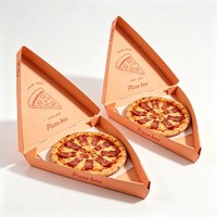 Boîte d'emballage alimentaire recyclable personnalisable en gros, de qualité alimentaire, pour pizza, crêpes, fast-food, gâteaux, desserts, en papier