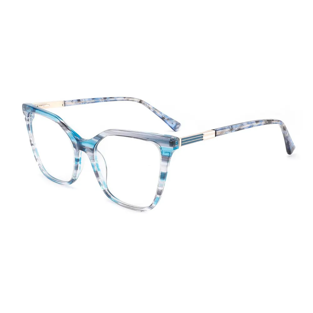 Fashionable Acetate Eyeglasses Mix Color for Ladies Designer Style Clear Optical Frames